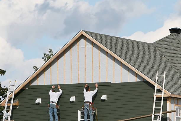 Professional Siding technician working in Edinburg, VA